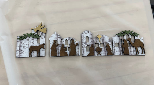 Nativity magnets