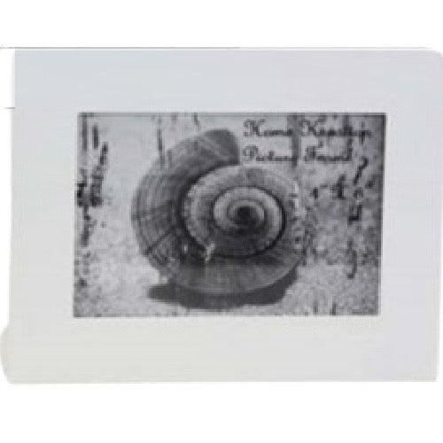 White Picture frame magnetic edge
