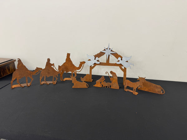 Metal Nativity