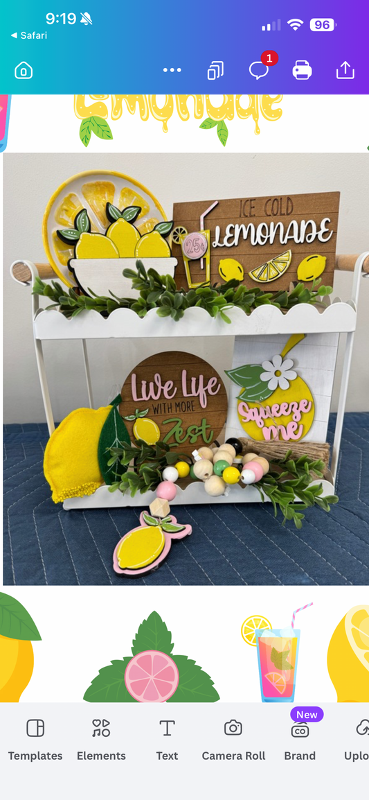 Megan Sherrer- book and lemon (extra easels)