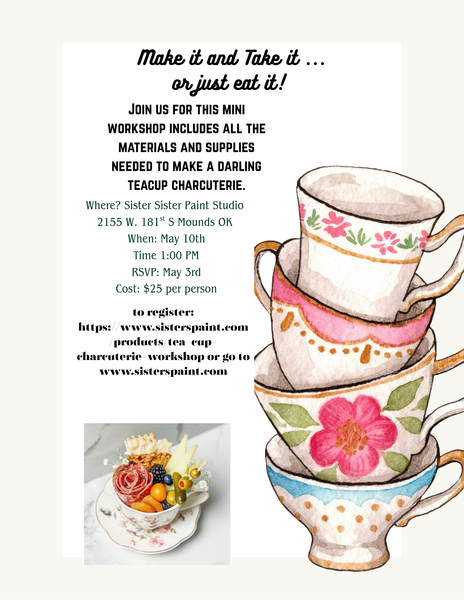 Tea Cup Charcuterie Workshop